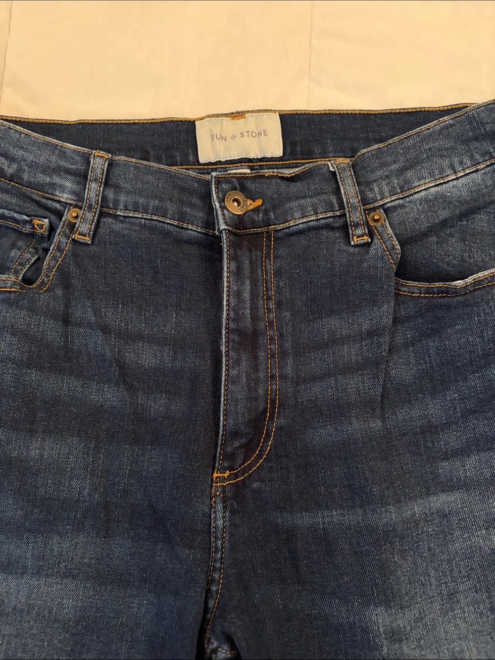 Sun + Stone Men’s Straight-Leg Jeans